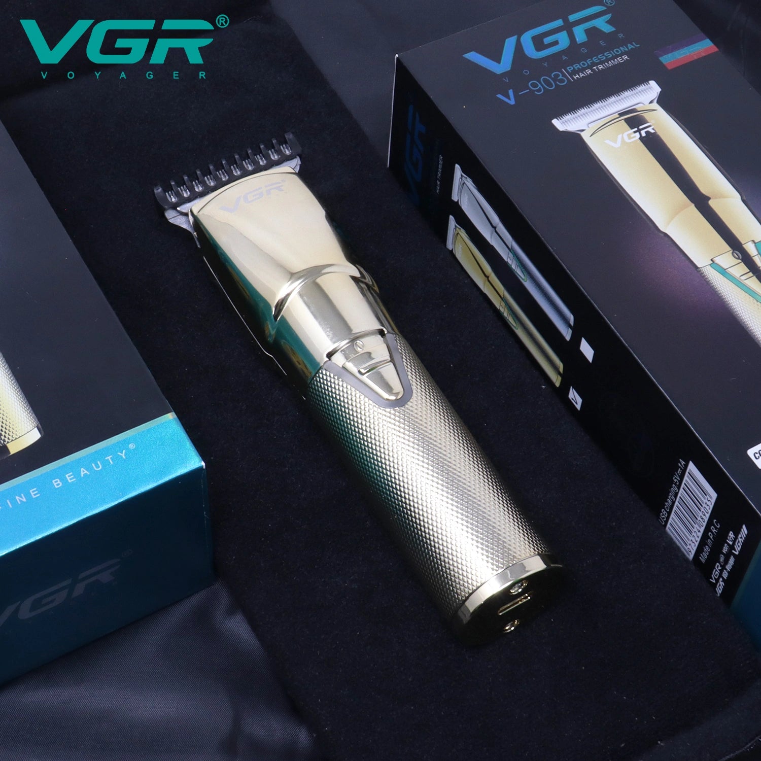 VGR V-903 Hair Trimmer For Men, Gold