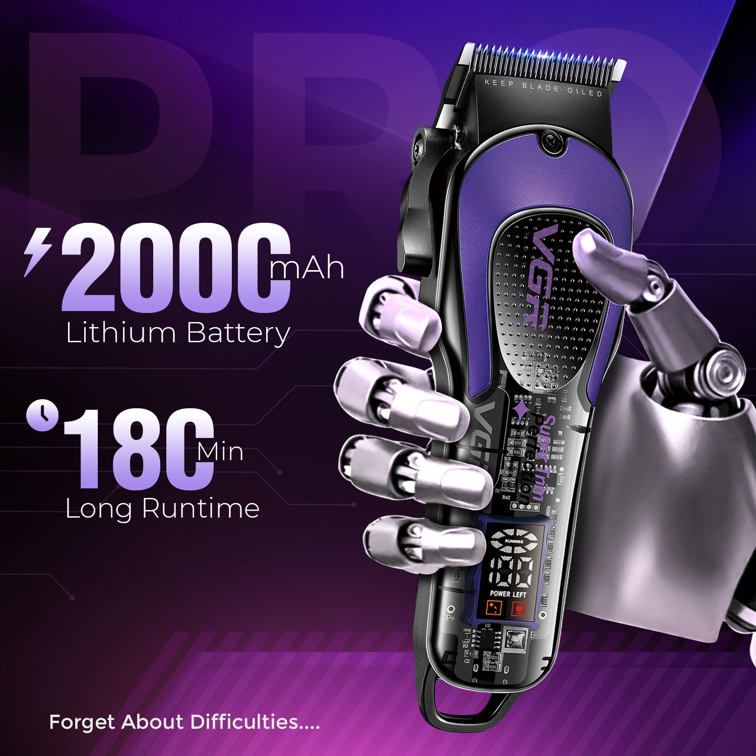 VGR V-692 Professional Hair Clipper