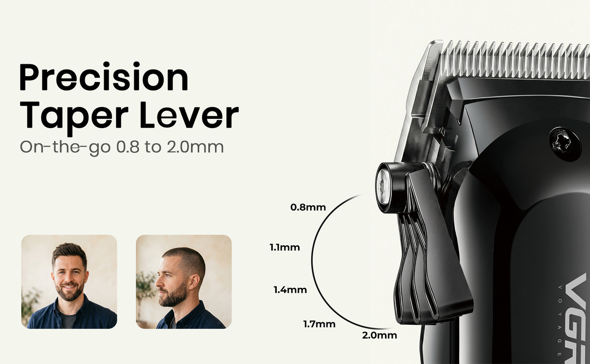 VGR VL-118 Limited Edition Hair Clipper For Men, Black