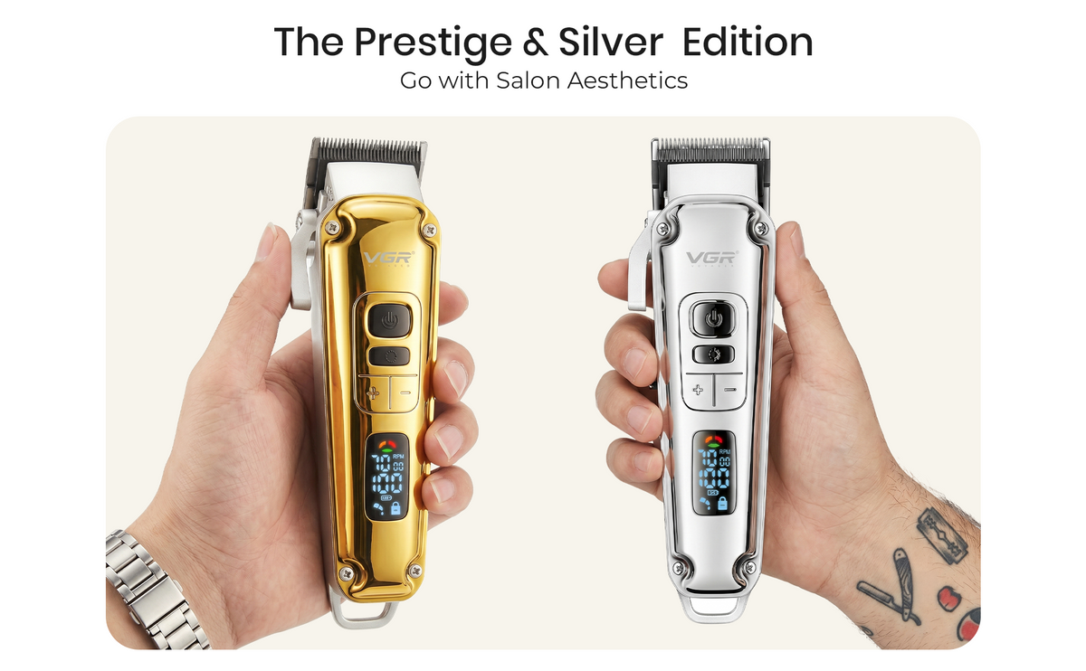 VGR V-006 Professional Hair Clipper For Men, Gold (Copy)