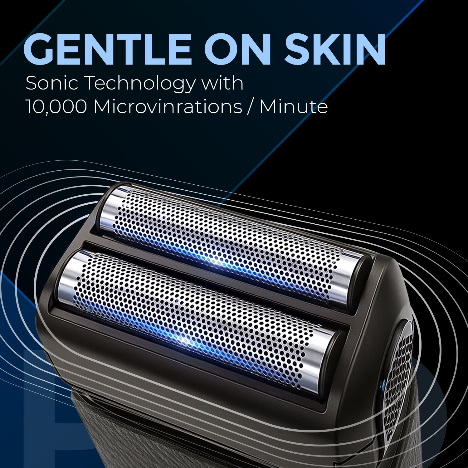 VGR V-374 Professional Foil Shaver | Super Trim Series | Cordless, Dual Foil, 150-Min Runtime