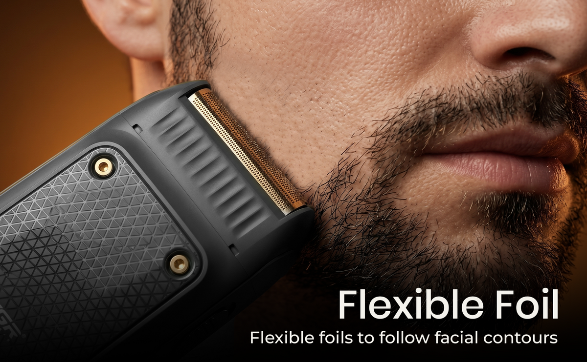 VGR V-353 2 In 1 Beard Shaver For Men with 60 Mins Runtime, Black