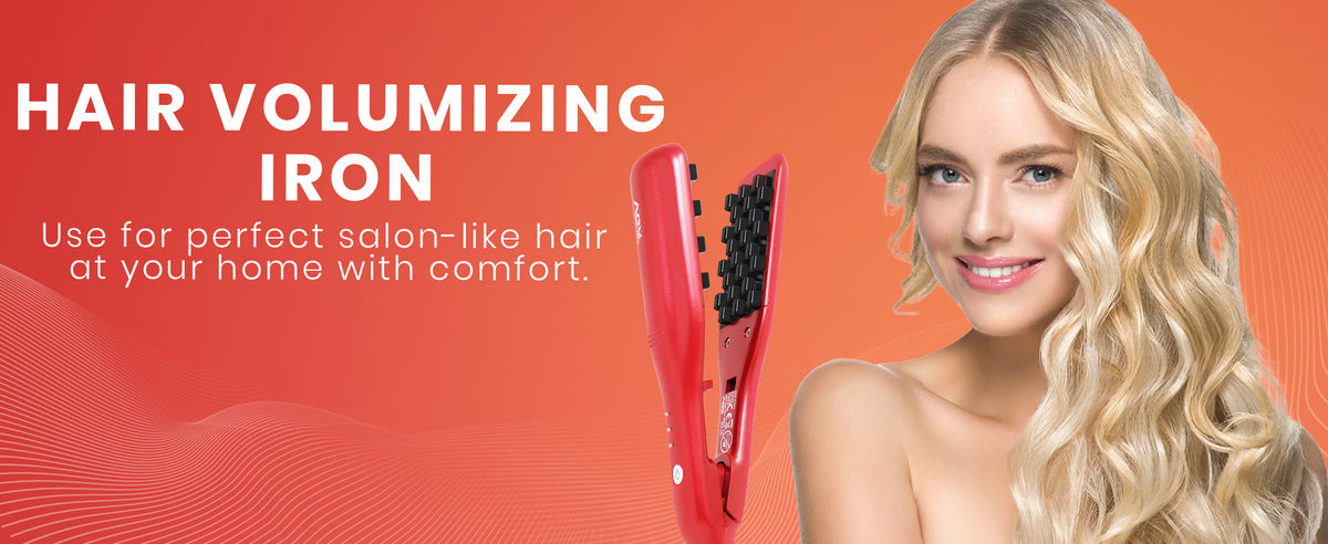 VGR V-531 Hair Volumizer 165°C to 210°C Heat Producer For Women, Red