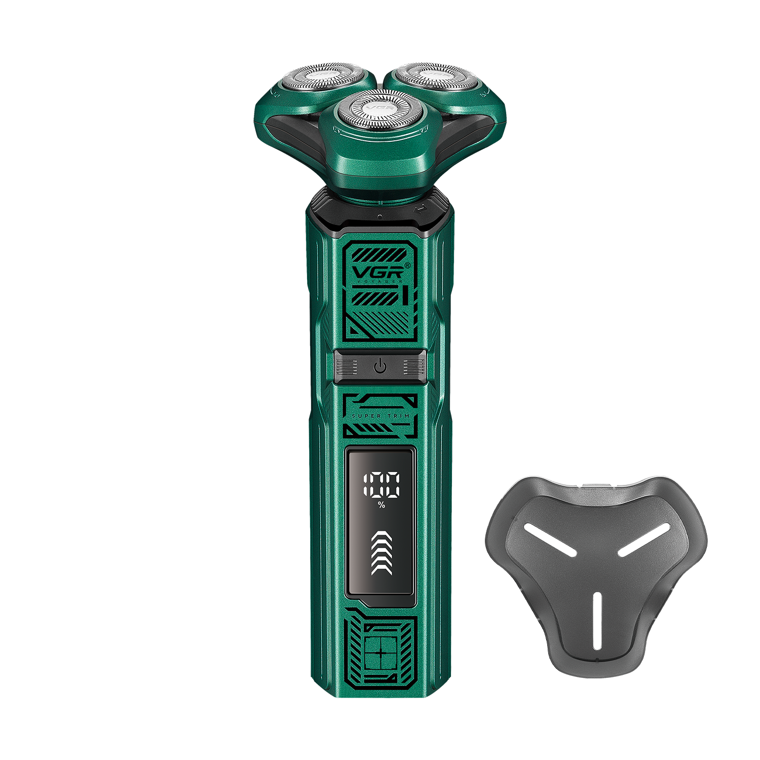 VGR V-343 Professional Rotary Shaver for Salon & Men, Green
