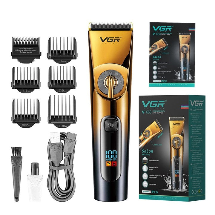 VGR V-663 Professional Hair Clipper For Men