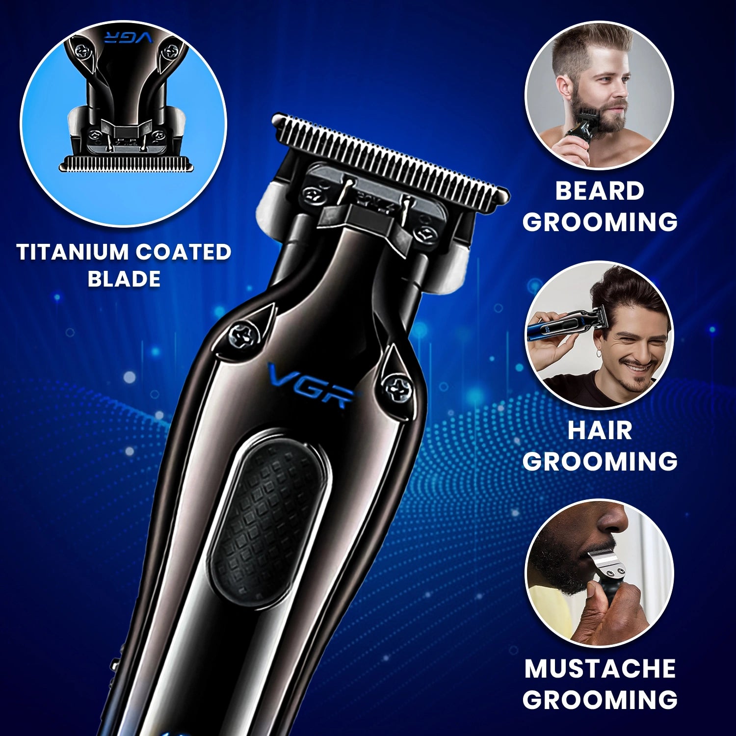 VGR V-998 Professional Cord/Cordless Hair Trimmer for Men