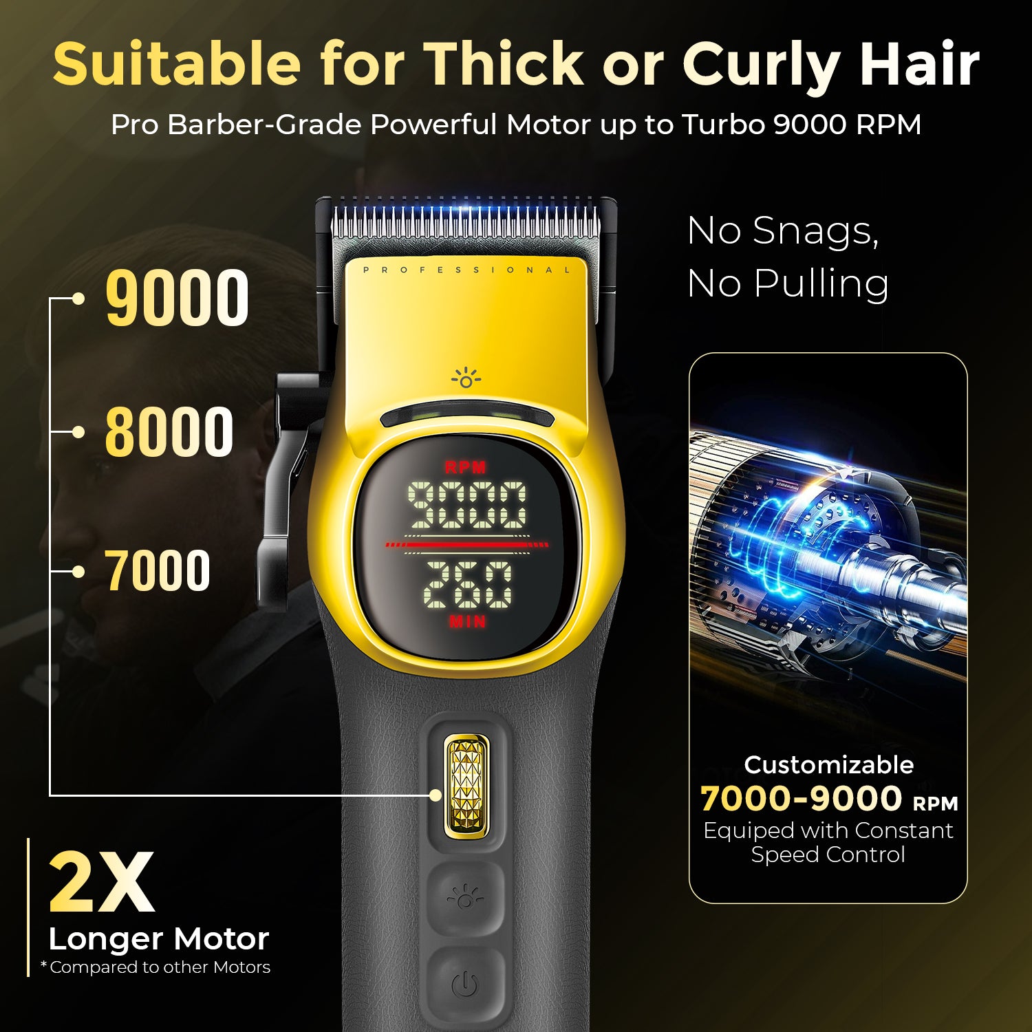 VGR V-885 S2 Rotafinity Pro 2 in 1 Barber Set