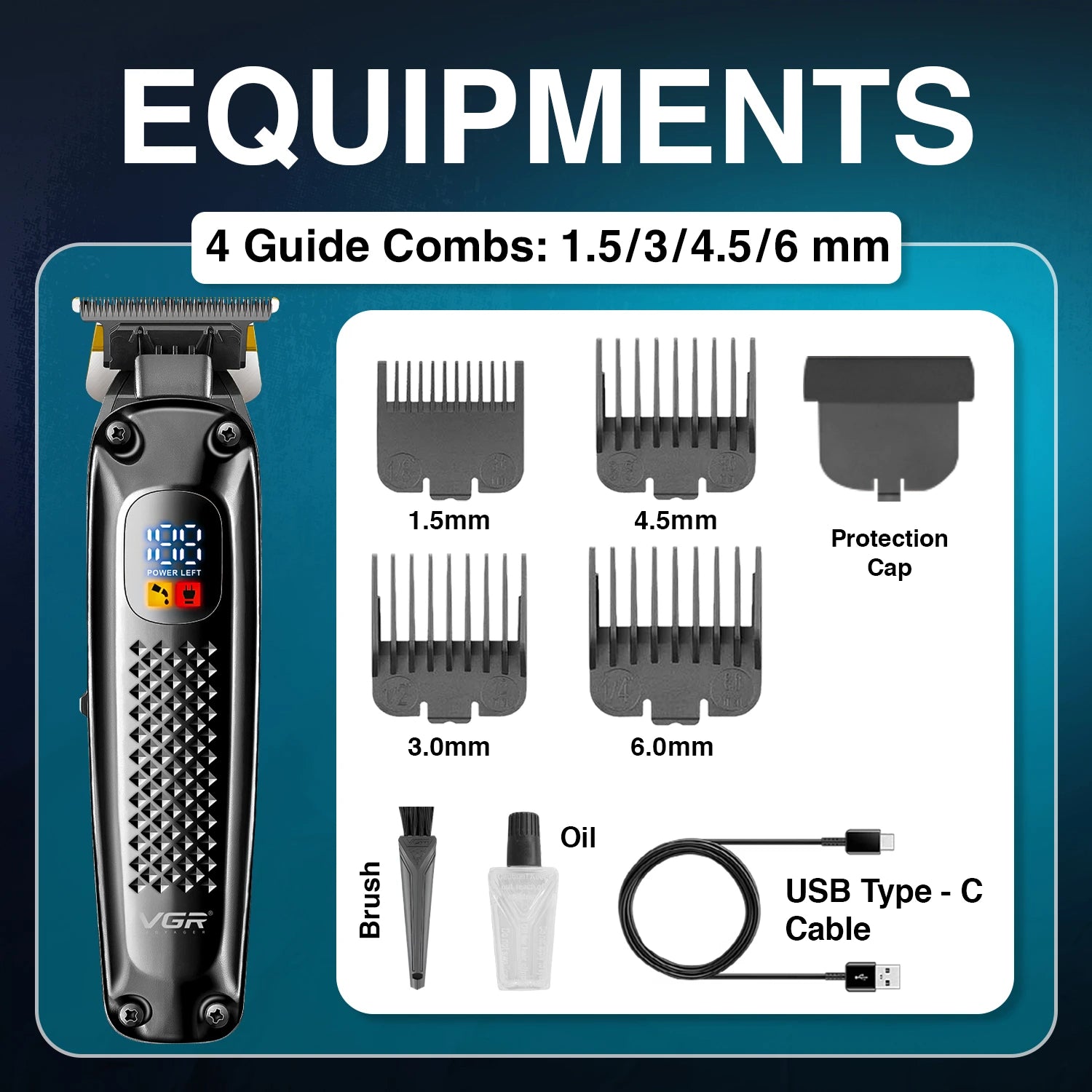VGR VL-972 Limited Edition Hair Trimmer For Men