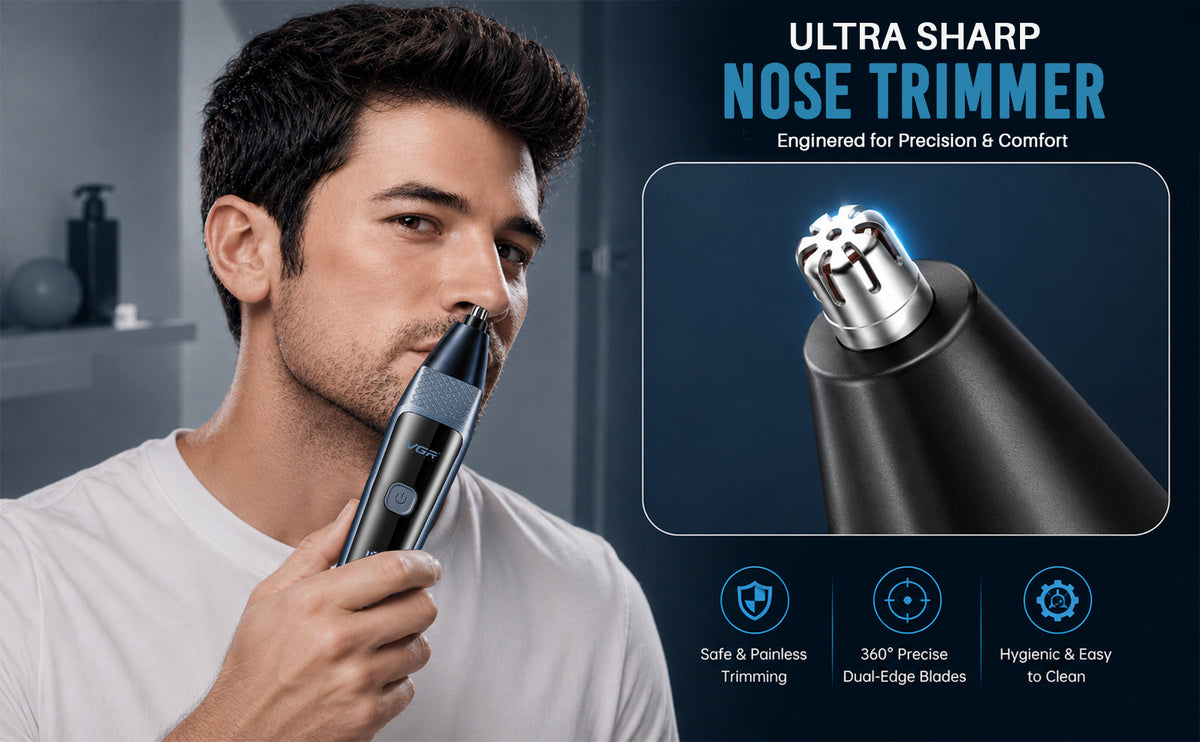 VGR VL-366 Limited Edition Professional 3 in 1 Grooming Kit, (Blue)