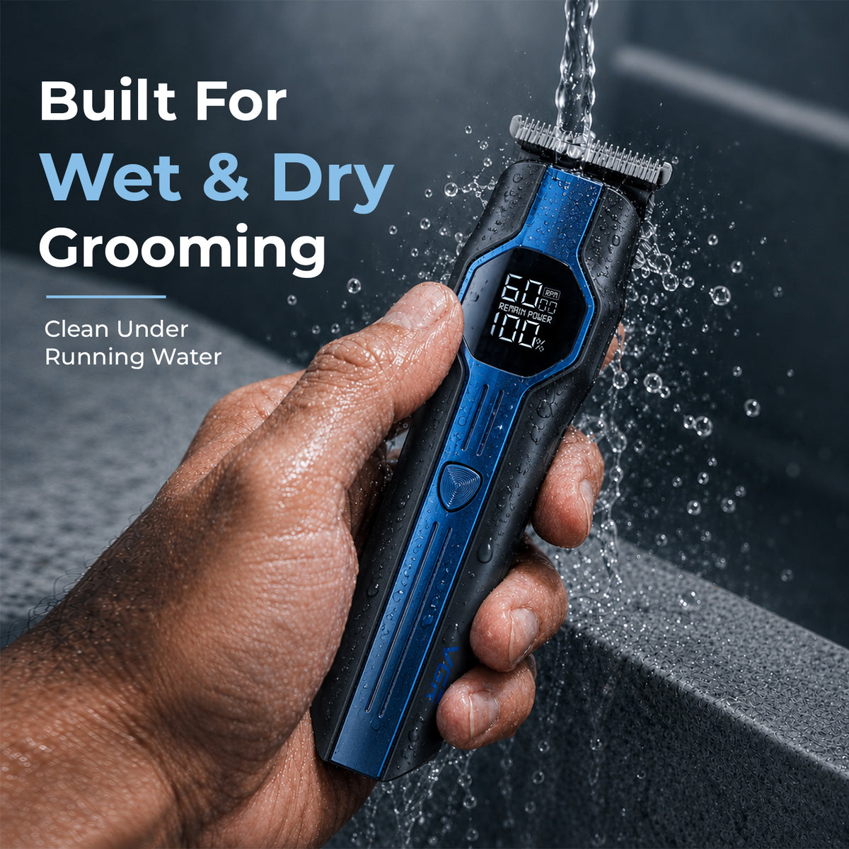 VGR V-173 Professional Grooming Kit with 210 Min Runtime