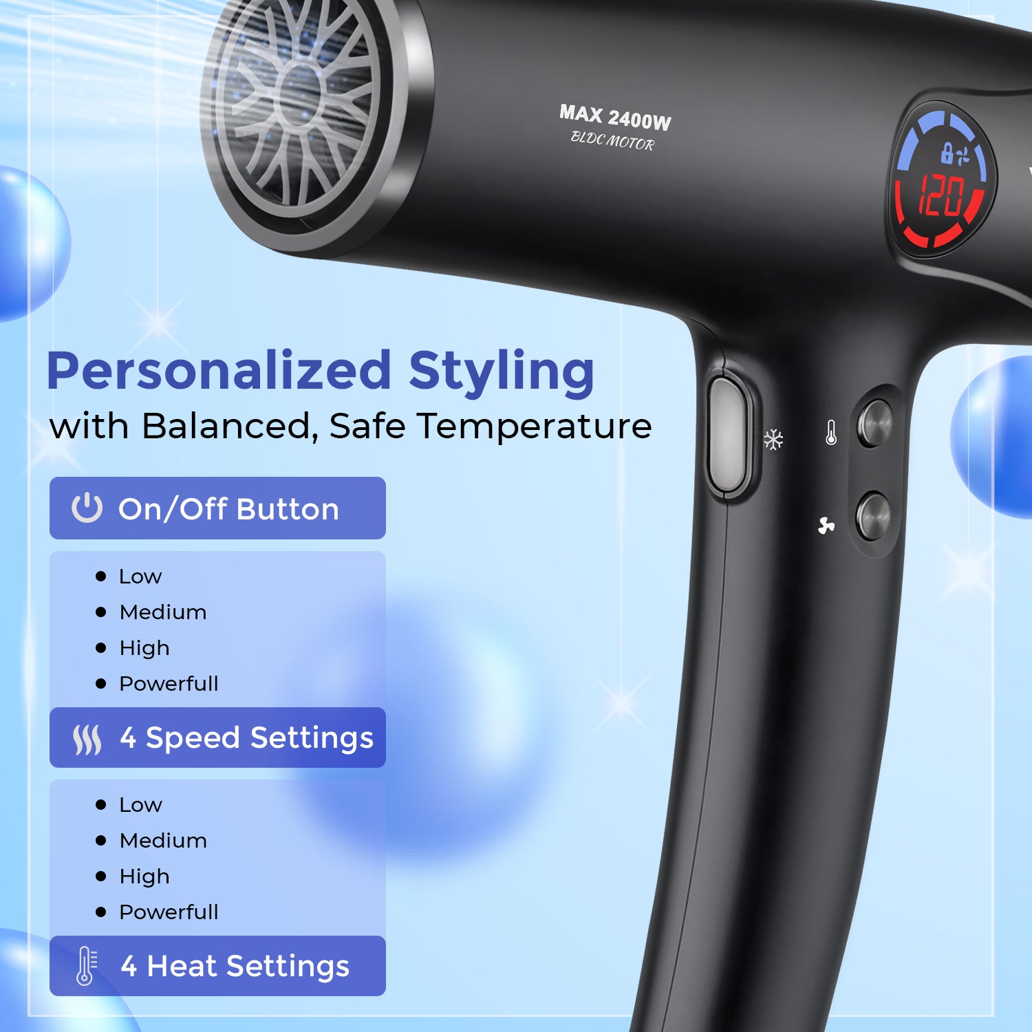 VGR V-469 Professional BLDC Hair Dryer