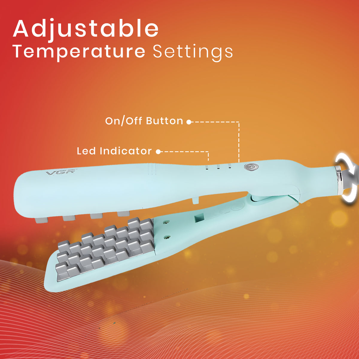 VGR V-531 Hair Volumizer 165°C to 210°C Heat Producer For Women, Green