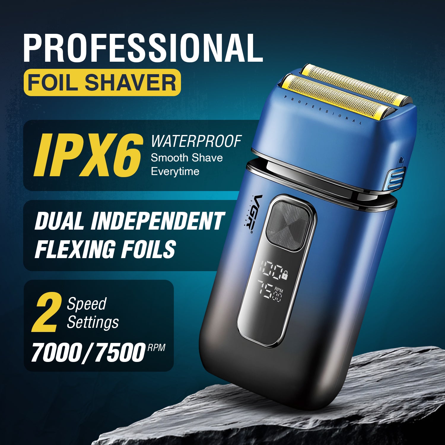 VGR V-362 SUPER TRIM Foil Shaver for Men