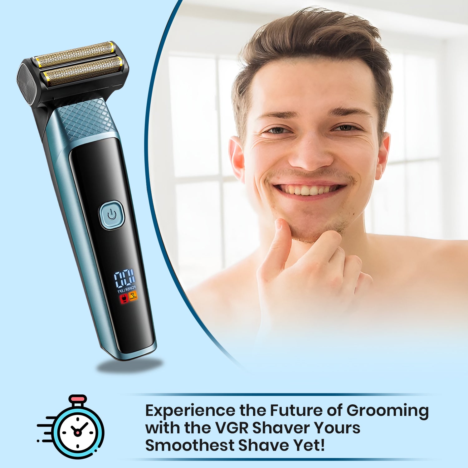 VGR VL-366 Limited Edition Professional 3 in 1 Grooming Kit, (Gold)