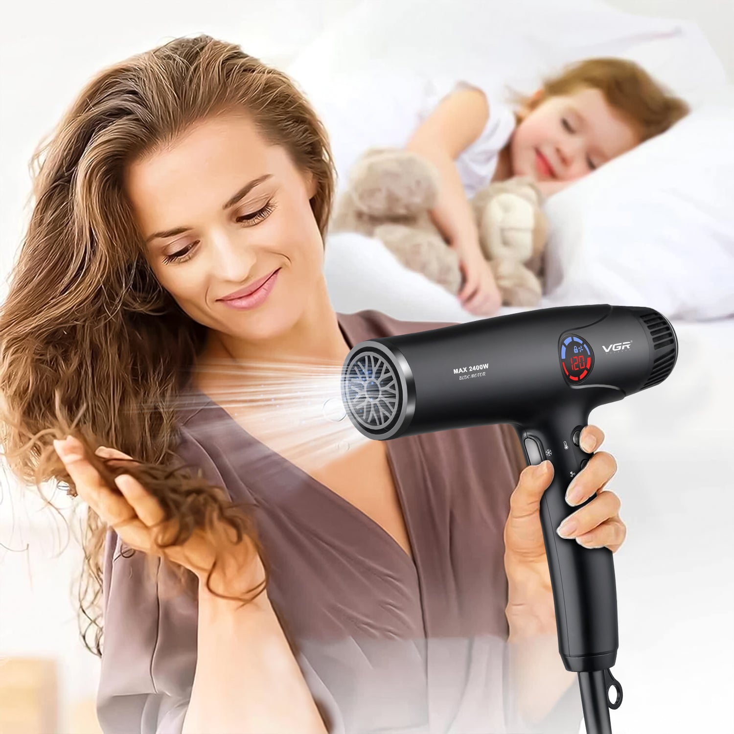 VGR V-469 Professional BLDC Hair Dryer