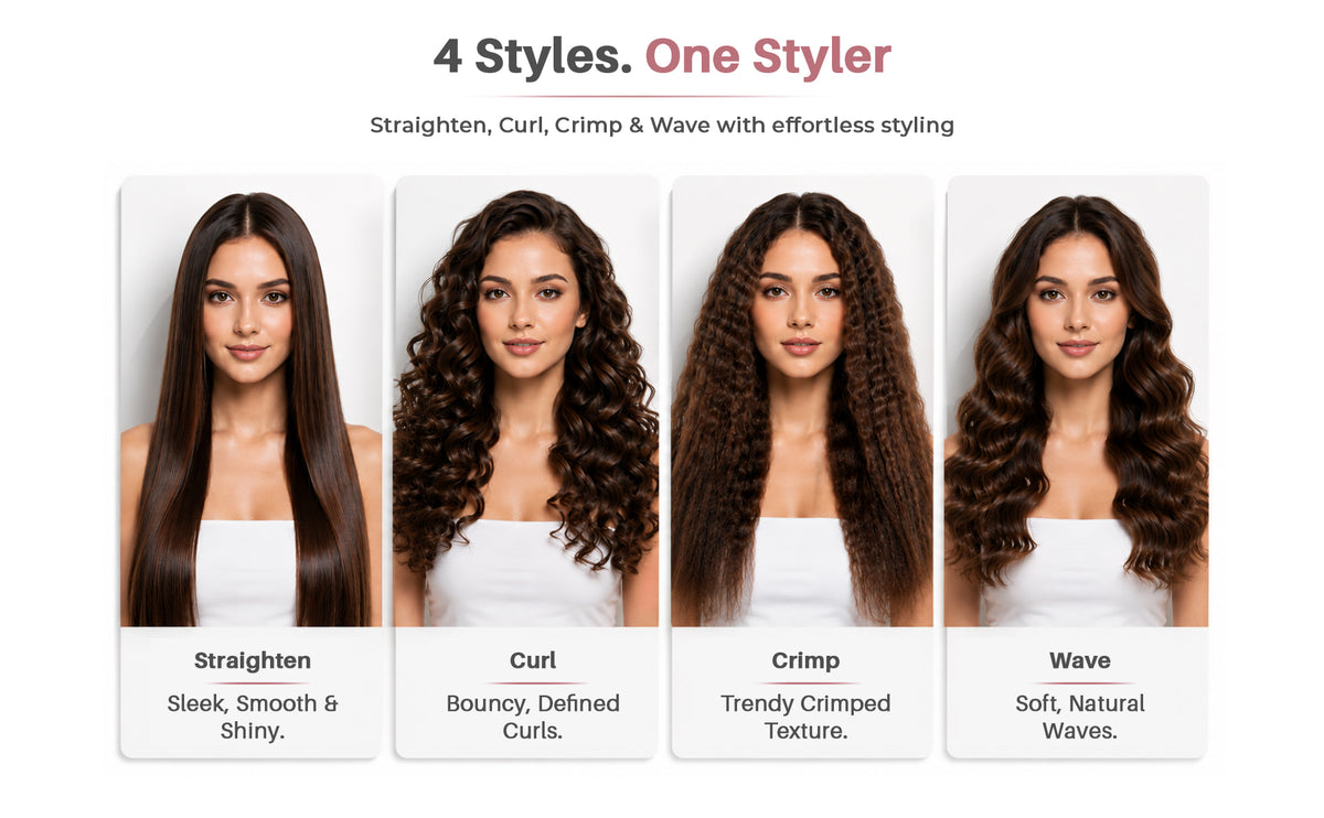 VGR V-563 Professional 4 in 1 Hair Beauty Styler (Pink)
