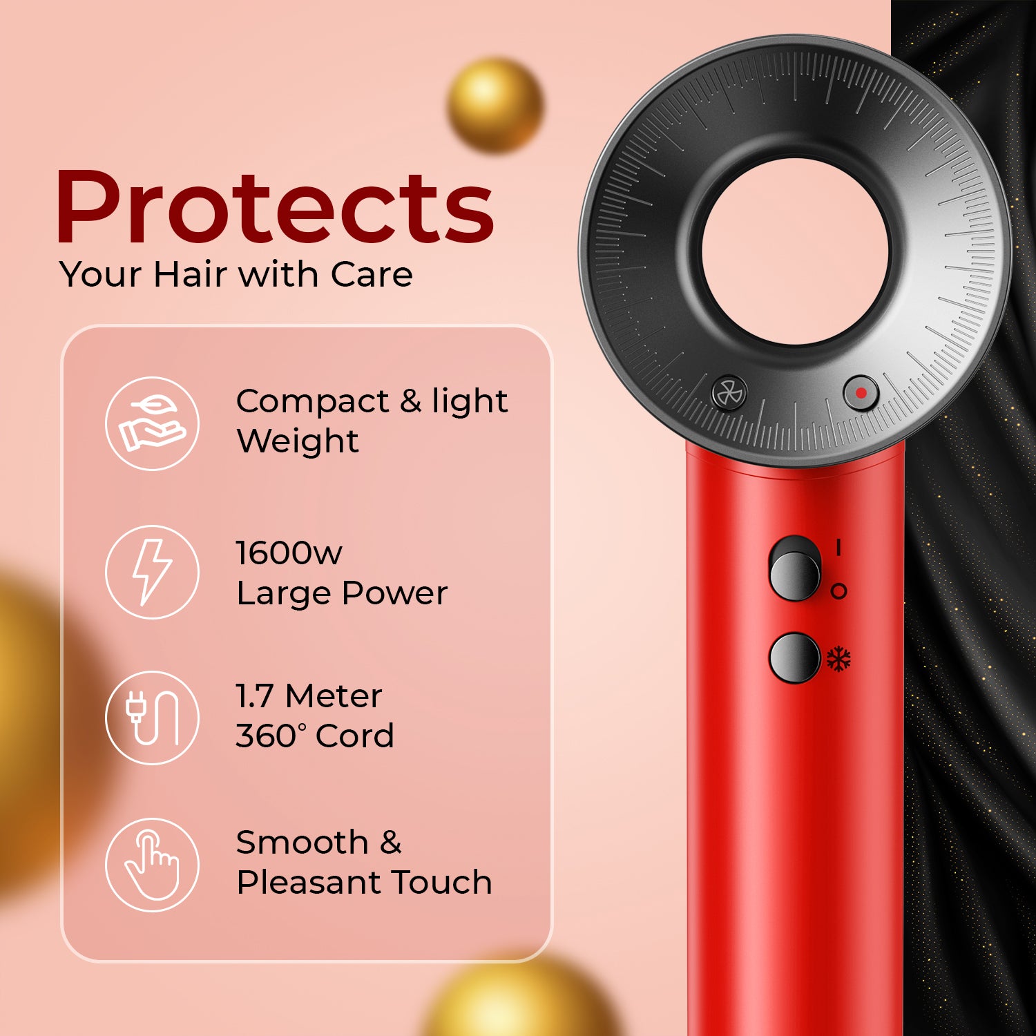 VGR V-445 Professional BLDC Hair Dryer