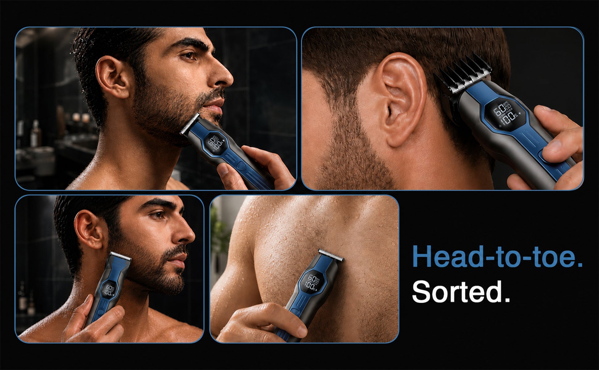 VGR V-173 Professional Grooming Kit with 210 Min Runtime