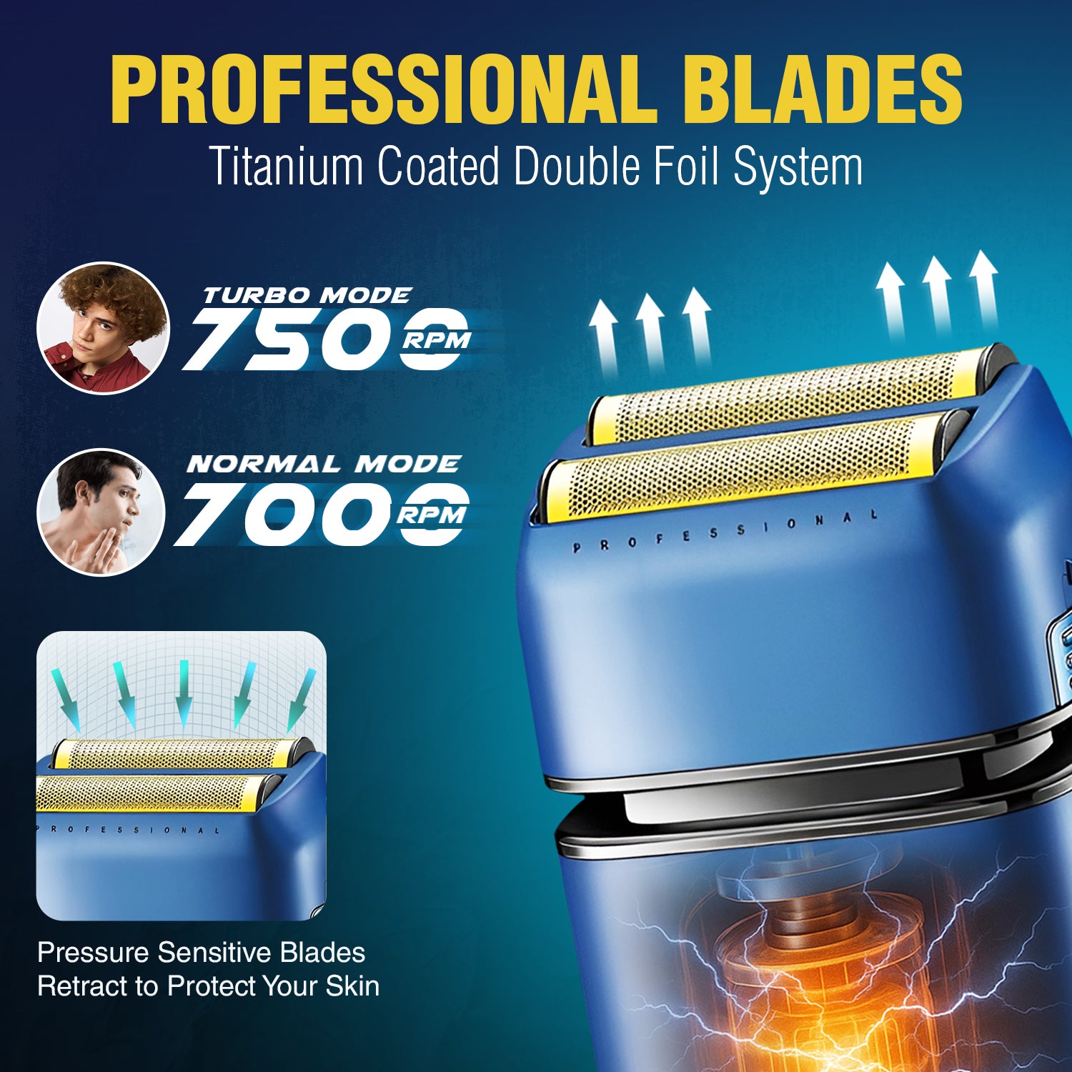 VGR V-362 SUPER TRIM Foil Shaver for Men