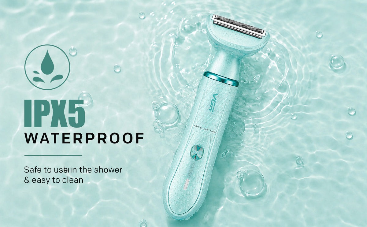 VGR V-761 Female 4-in-1 Bikini Grooming Kit, Blue