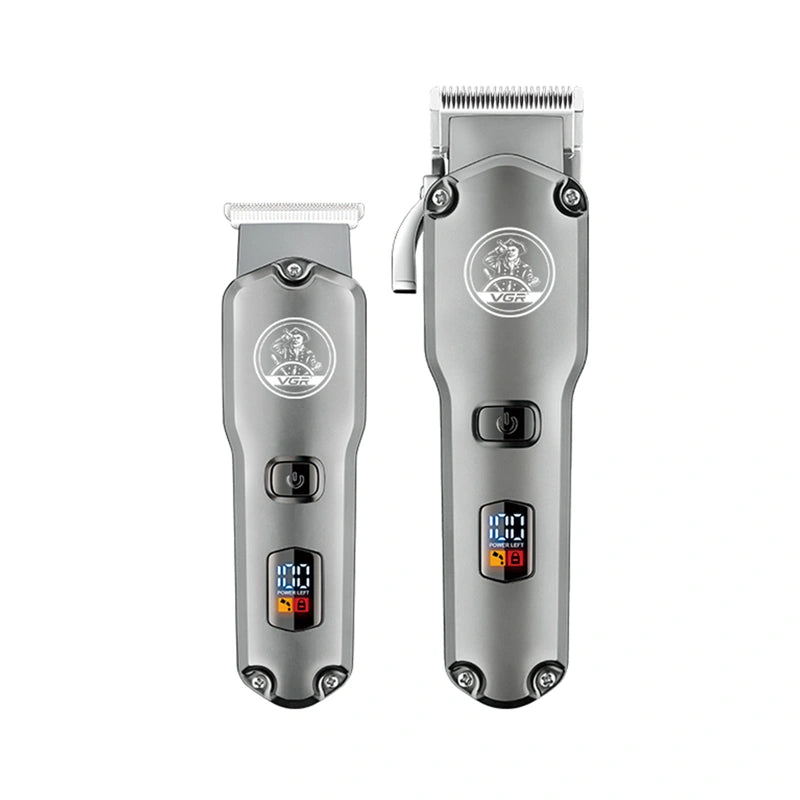 VGR V-675 Professional Cord/Cordless Hair Clipper & Trimmer Set