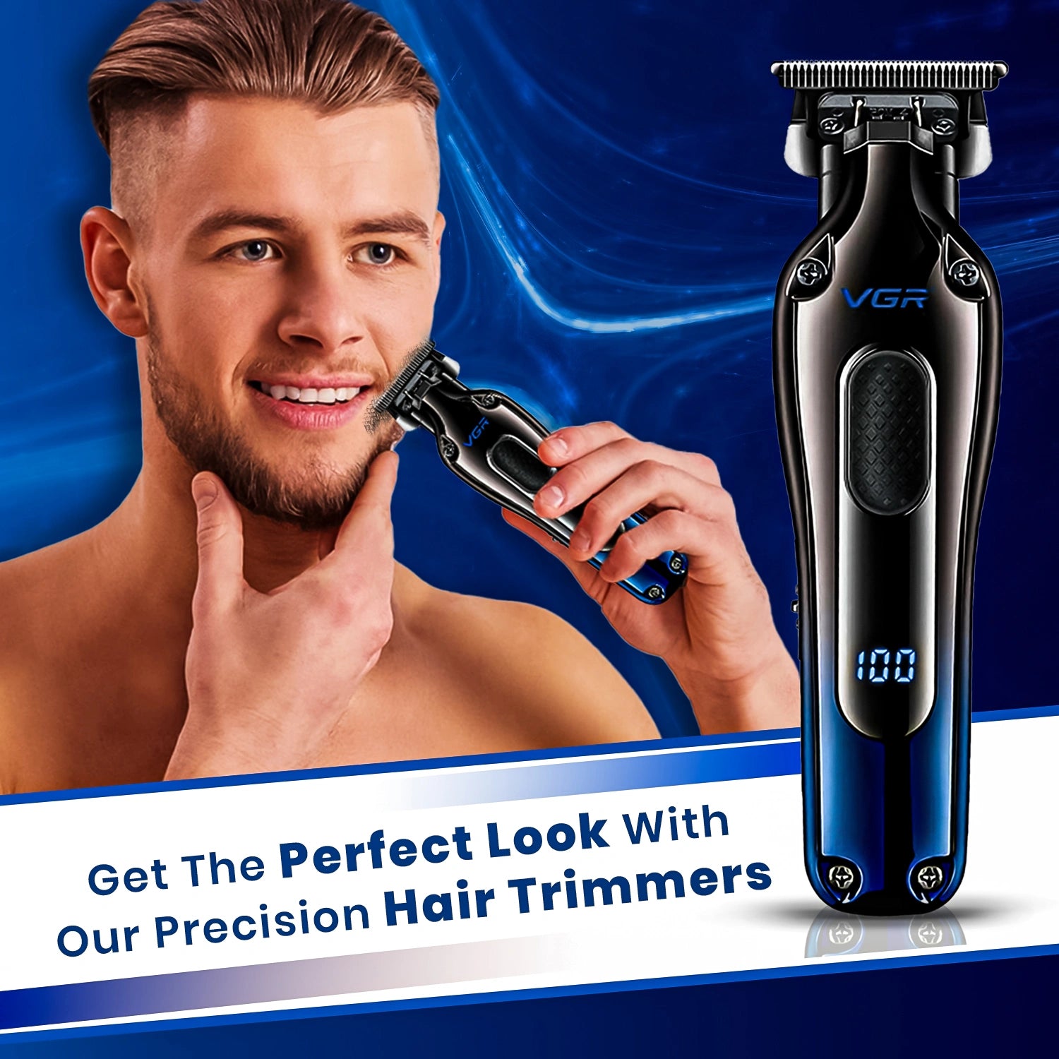 VGR V-998 Professional Cord/Cordless Hair Trimmer for Men