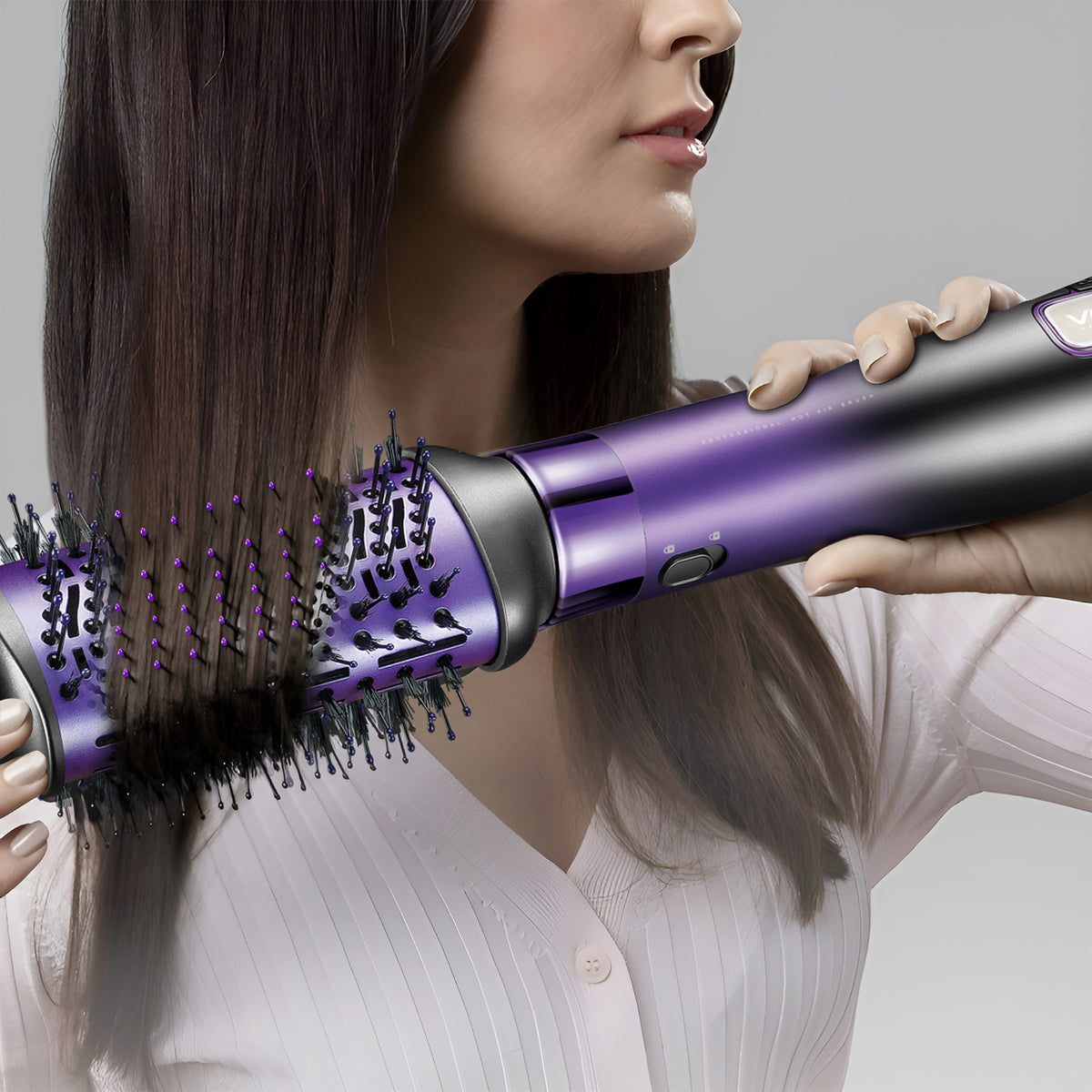 VGR V-484 Professional 4 in 1 Hot Air Brush (Purple)