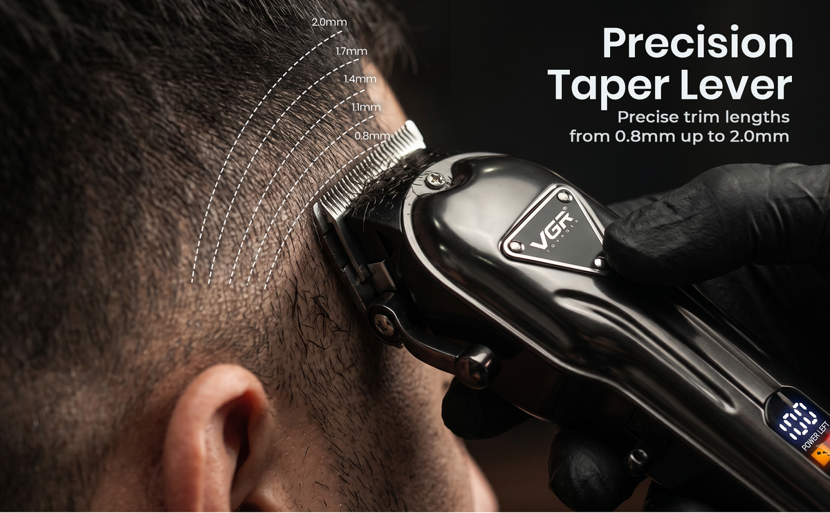 VGR V-051 Professional Hair Clipper For Men with 300 Min Runtime, Black