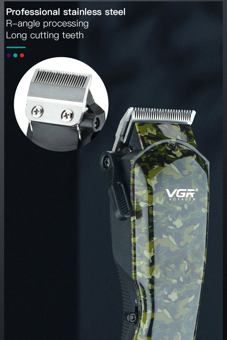 VGR V-126 Hair Clipper for Men, Camouflage