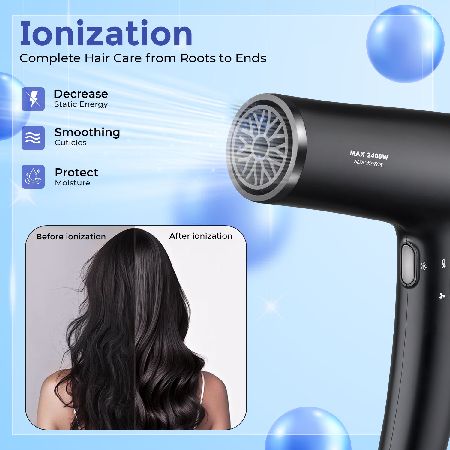 VGR V-469 Professional BLDC Hair Dryer