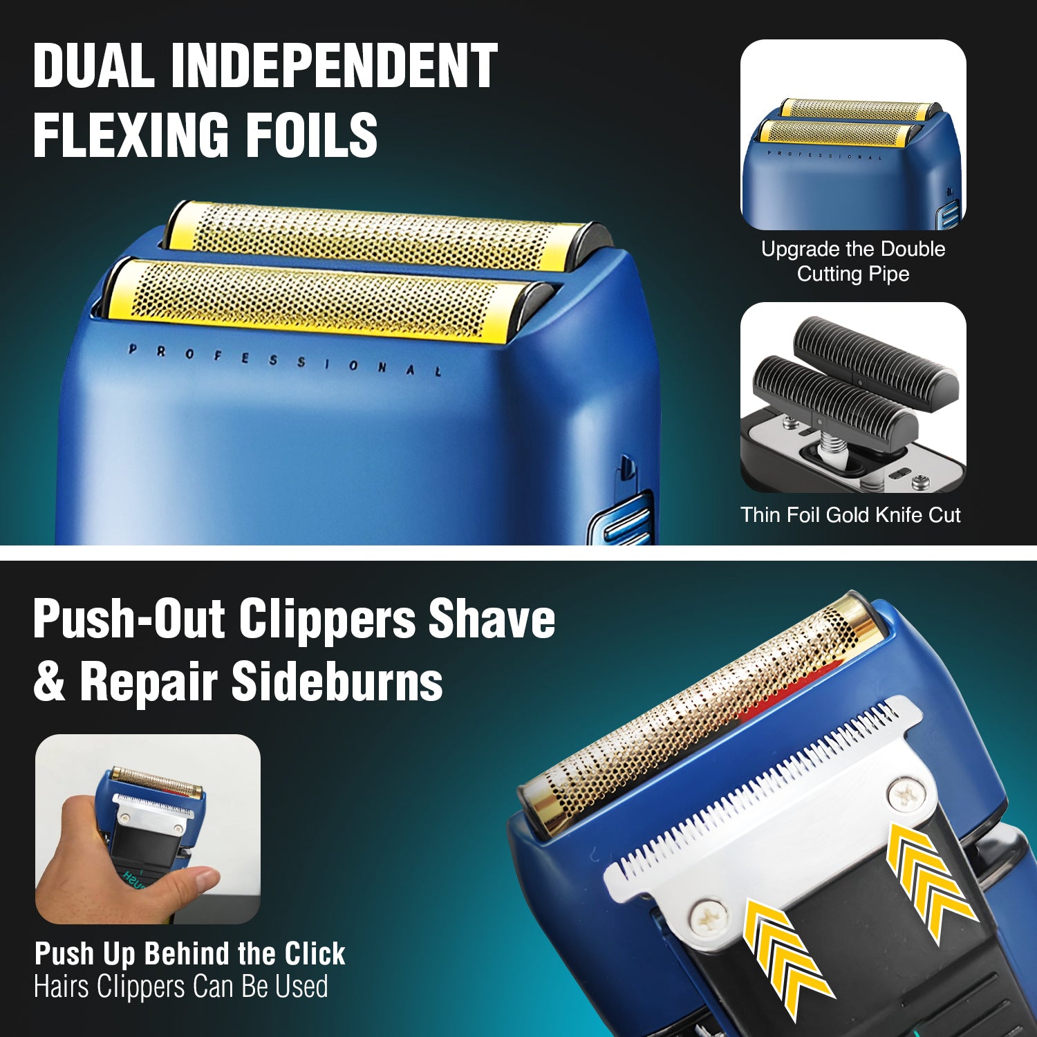 VGR V-362 SUPER TRIM Foil Shaver for Men