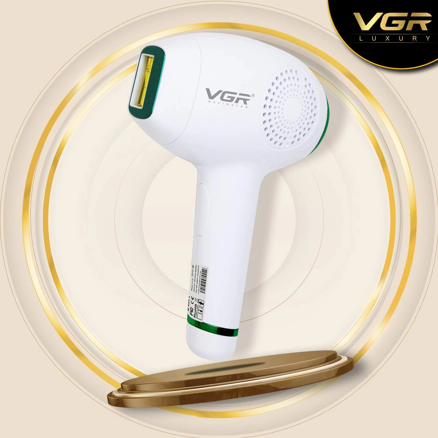 VGR V-716 Professional Hair Removal Laser Machine, White