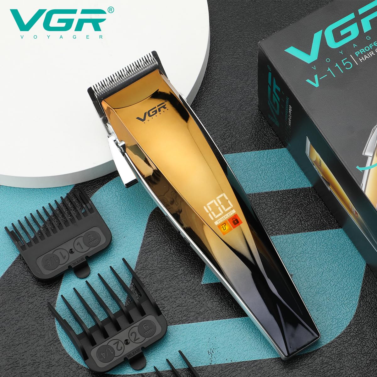 VGR V-115 Professional Hair Clipper For Men