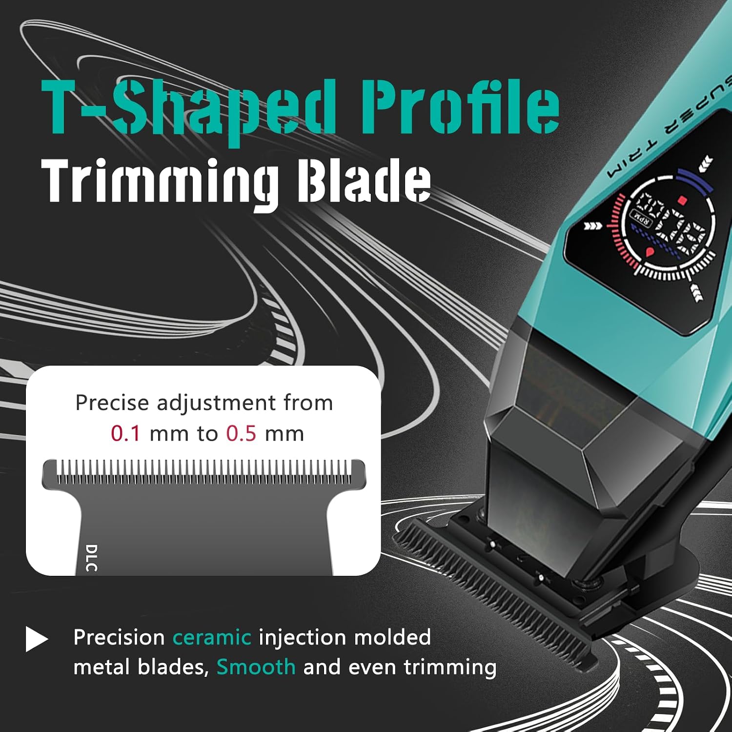 VGR 877S3 3-in-1 Professional Barber Kit with Hair Clipper, Trimmer & Foil Shaver, Blue & Black