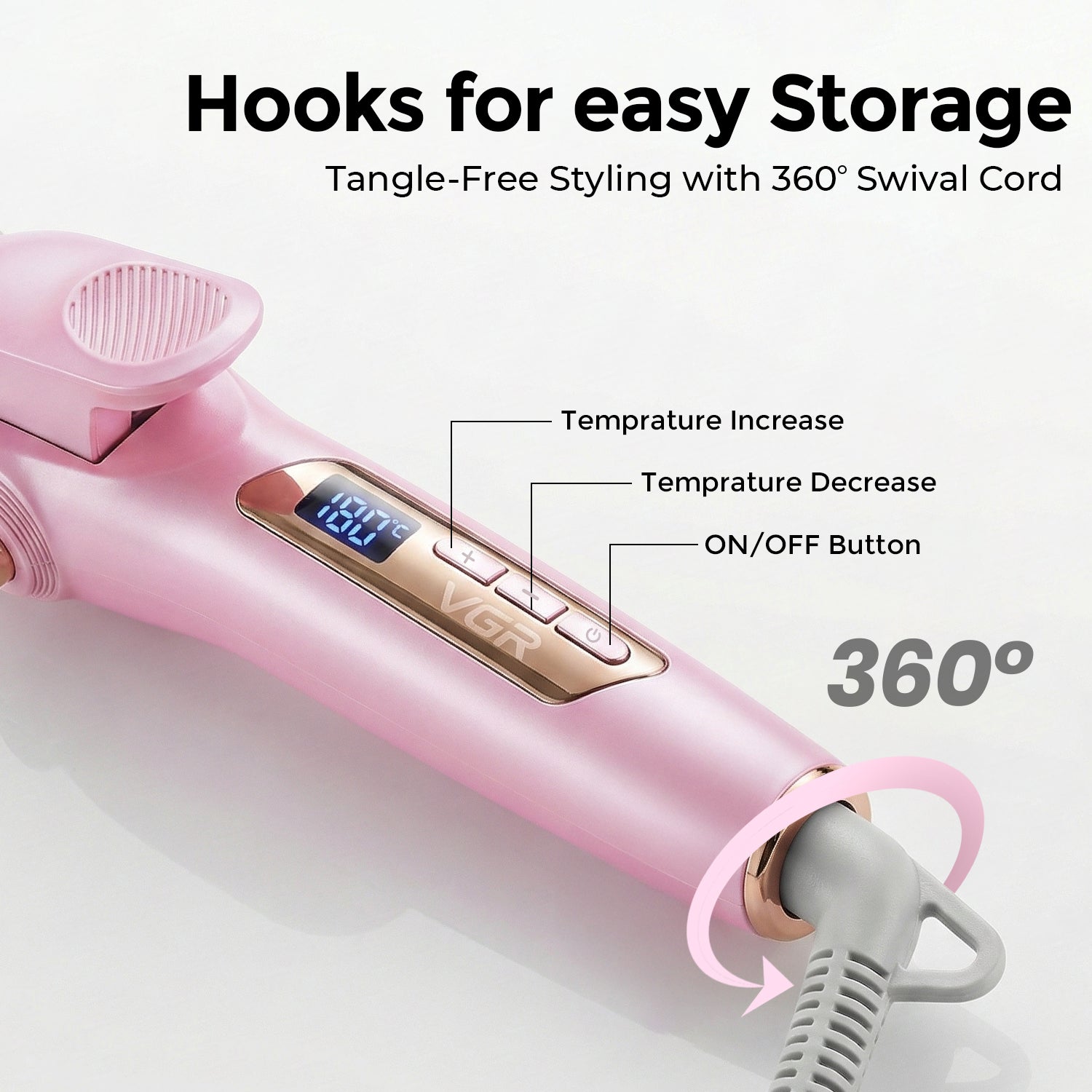 VGR V-570 4-in-1 Hair Straightening