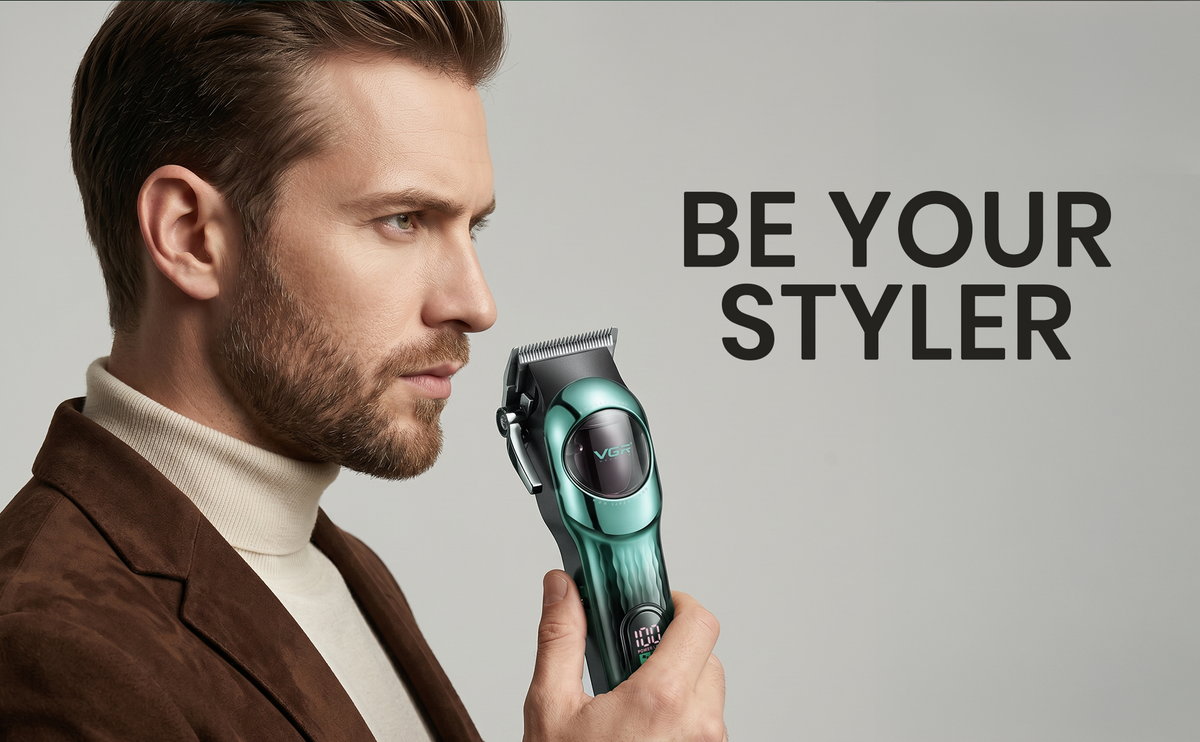 VGR V-166 Professional Hair Clipper for Salon Professionals and Personal Use, Green