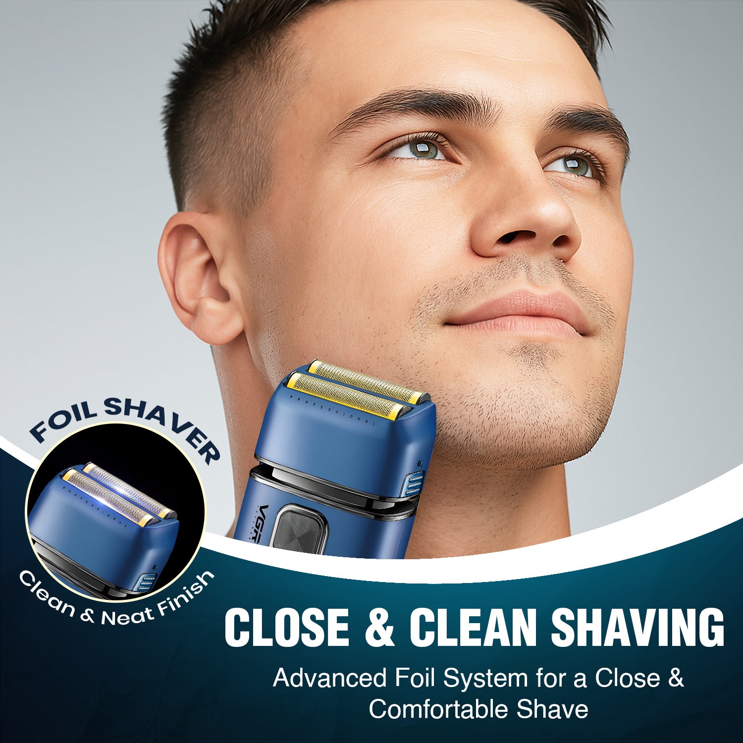 VGR V-362 SUPER TRIM Foil Shaver for Men