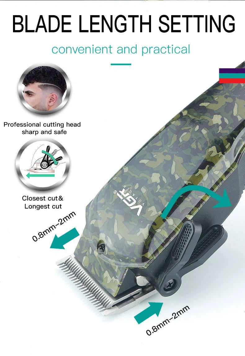 VGR V-126 Hair Clipper for Men, Camouflage