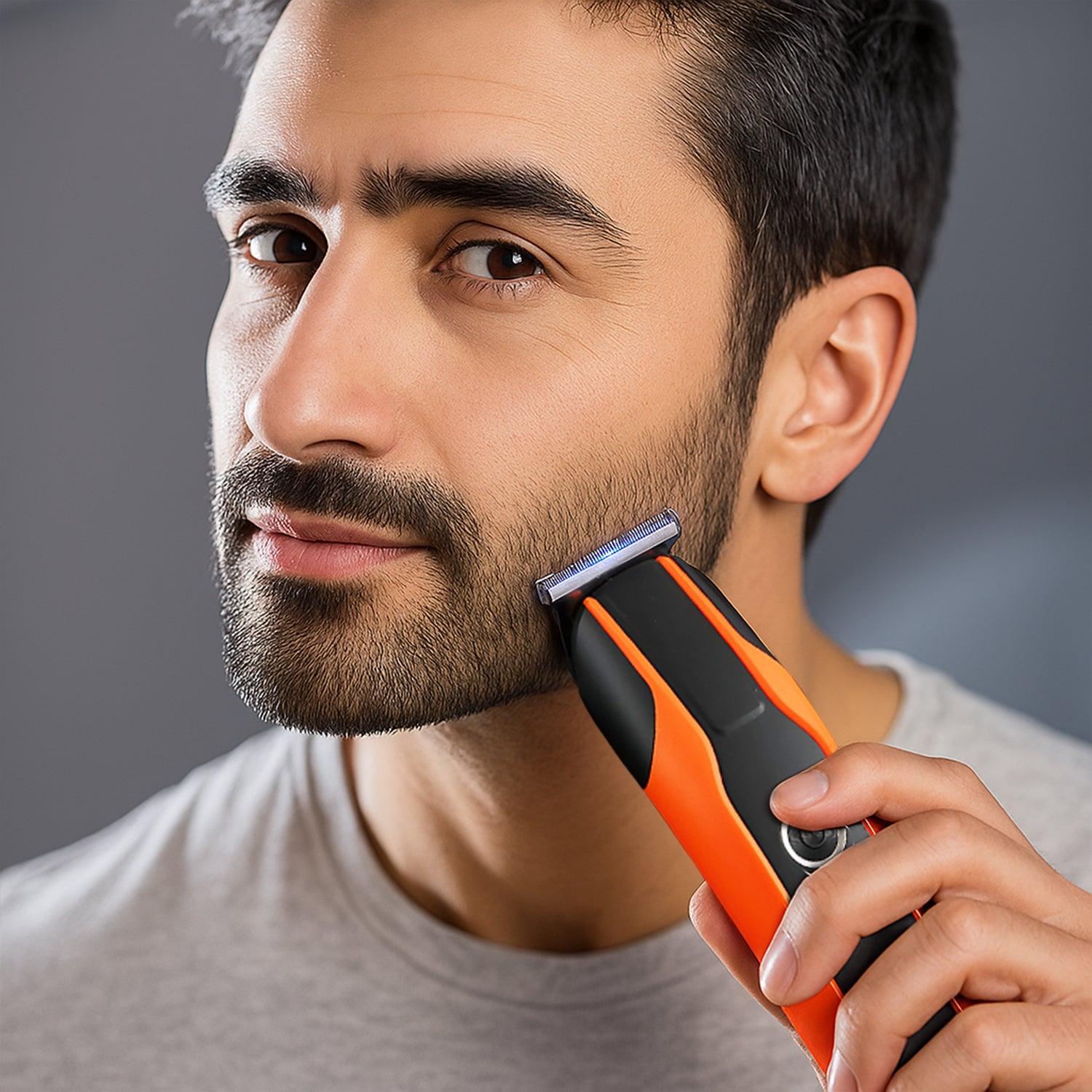VGR V-999 Trimmer 120 min Runtime 4 Length Settings For Salon & Mens (Orange)