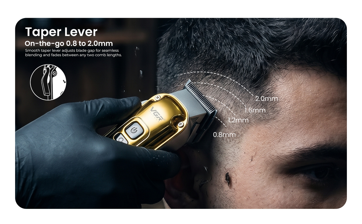 VGR V-006 Professional Hair Clipper For Men, Gold (Copy)