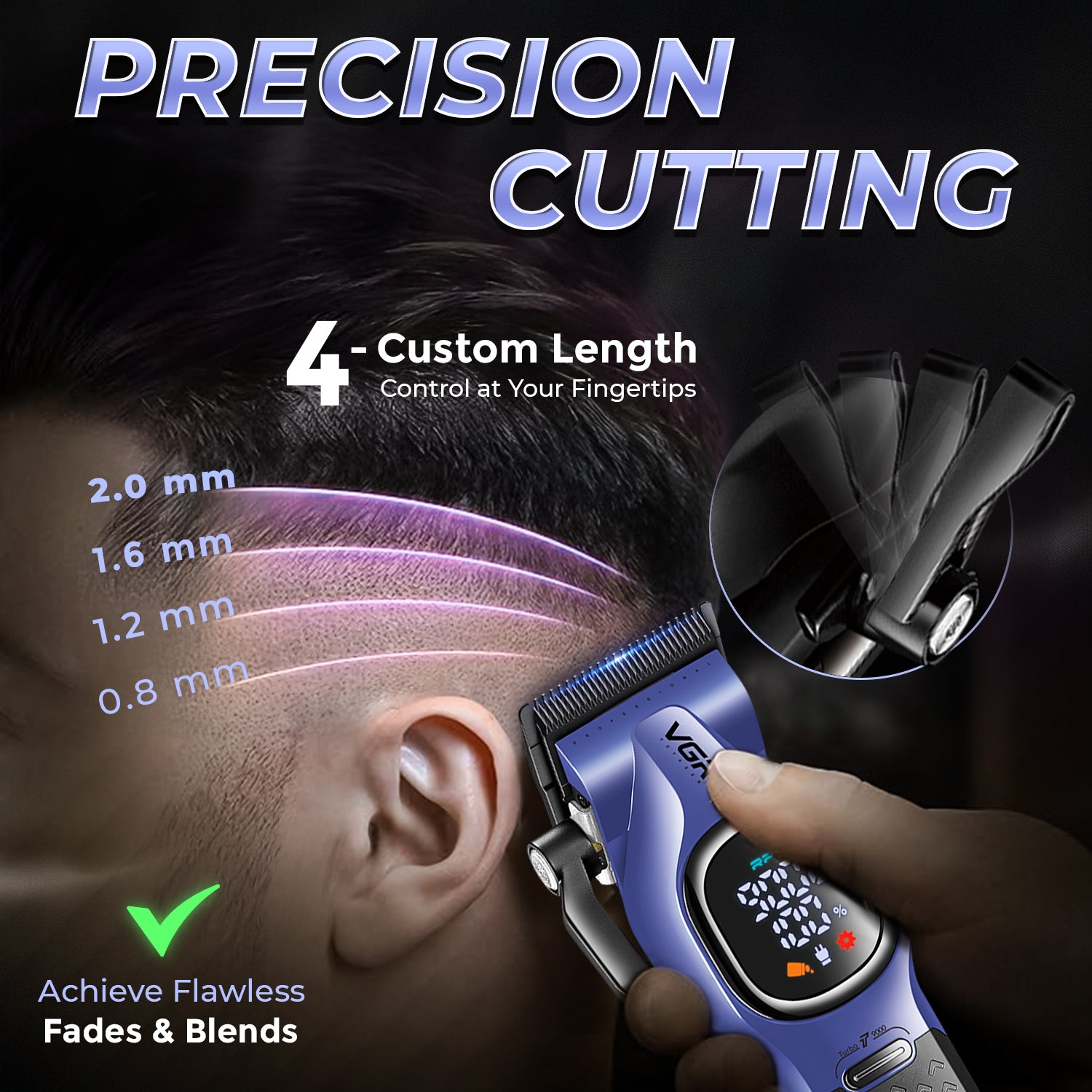 VGR V-886C Professional Hair Clipper