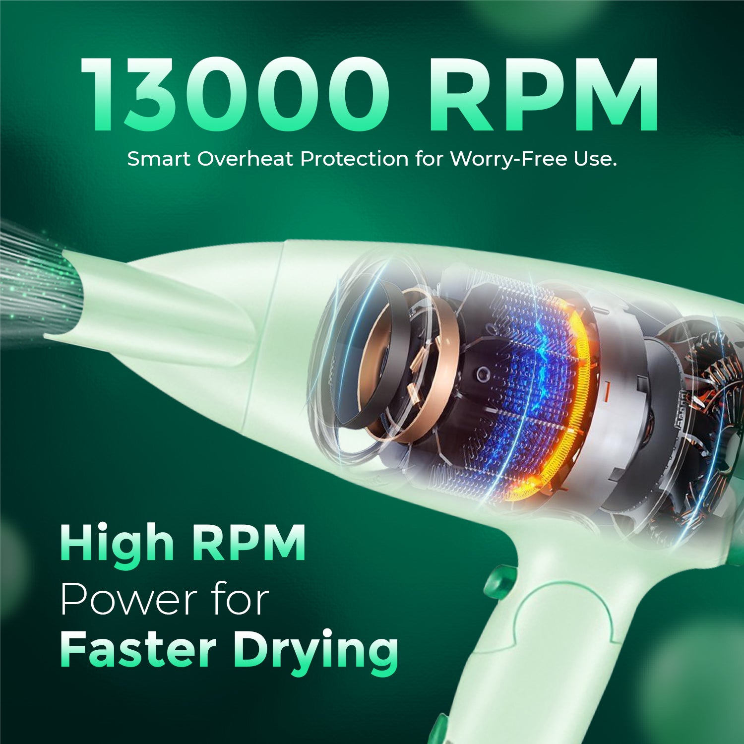 VGR V-428 Foldable Hair Dryer, 1200/1600W DC Motor, Dual Voltage, 2 Speed Settings, Travel-Friendly (Pink)