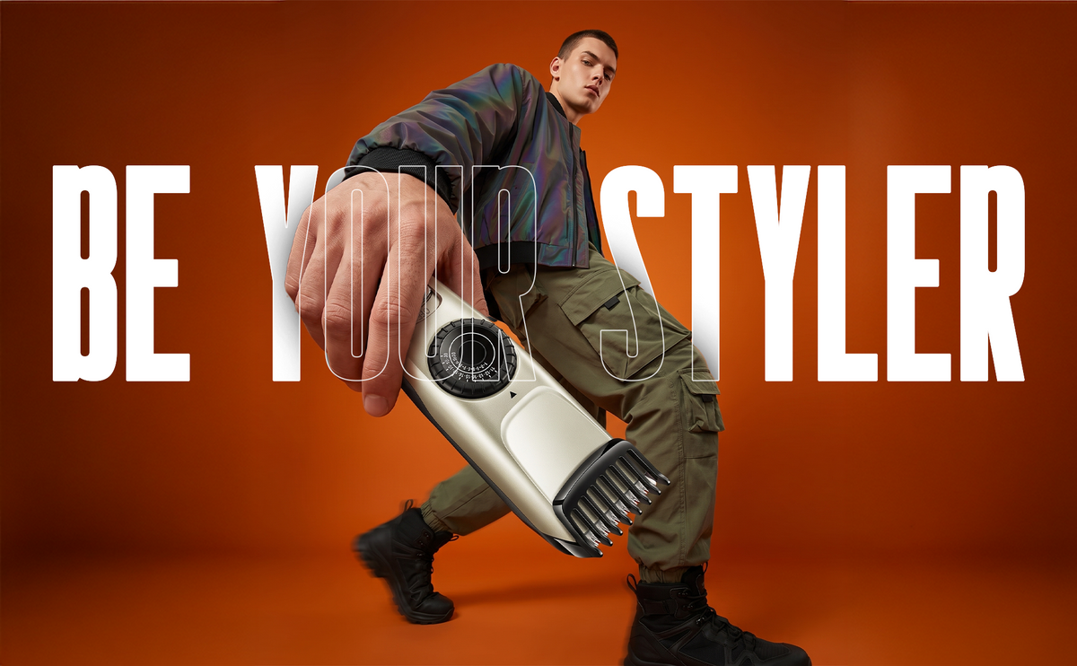 VGR V-031 Professional Hair Trimmer, 39 Length Settings, 90 Min Runtime, Silver