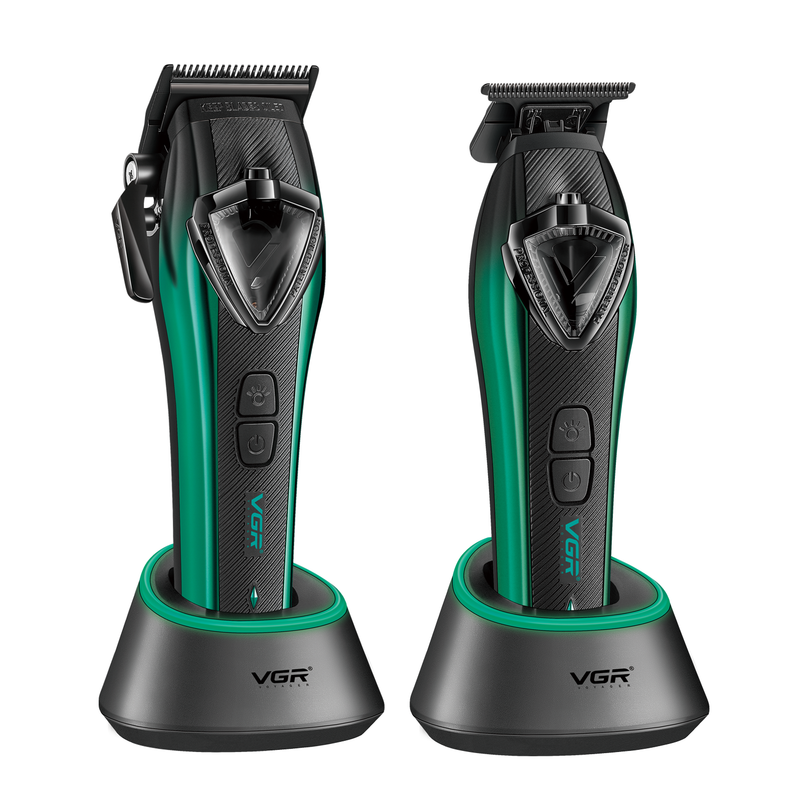 VGR V-883-S2 Professional Clipper & Trimmer Combo with 250 Min Runtime, Multicolor