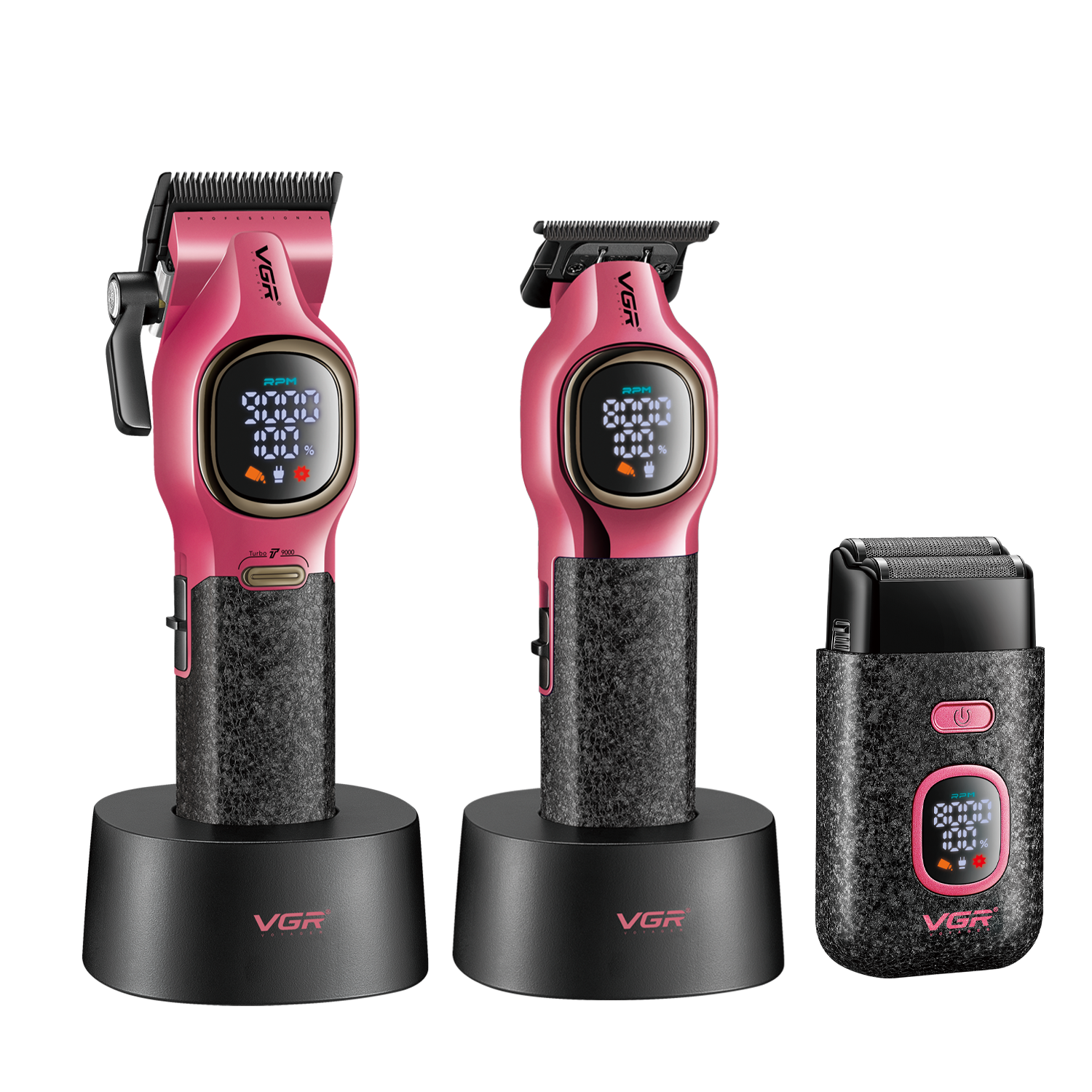 VGR V-886 S3 Professional Barber Combo Kit for Salon & Men