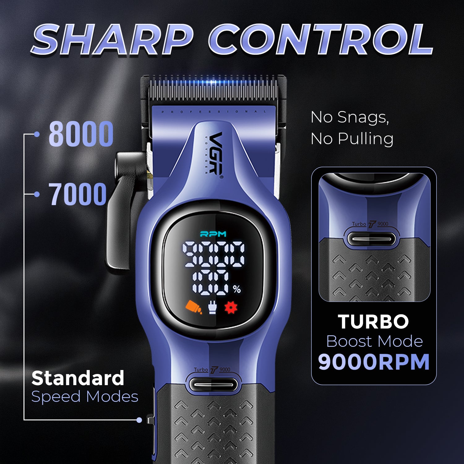 VGR V-886C Professional Hair Clipper