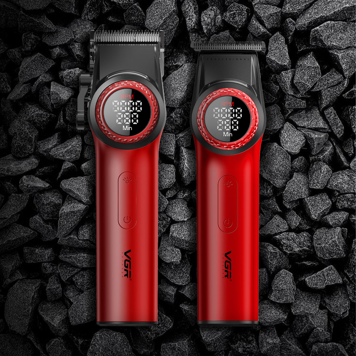 VGR V-001PRO & V-977 Professional Barber Combo