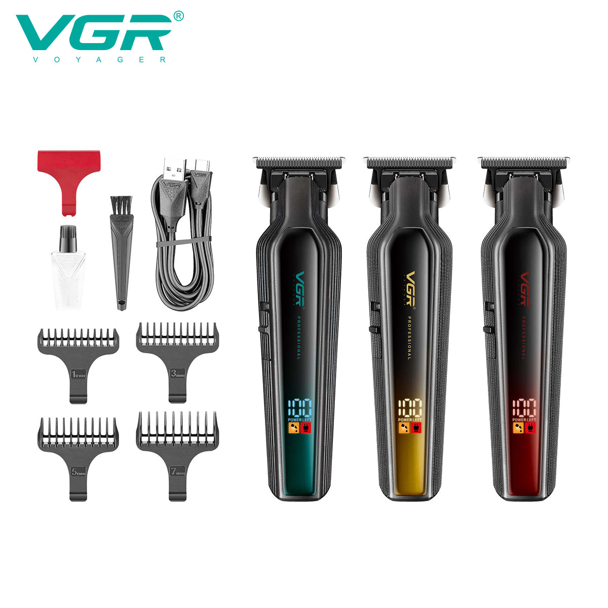 VGR V-930 Professional Cord/Cordless Hair Trimmer for Men's & Boy's