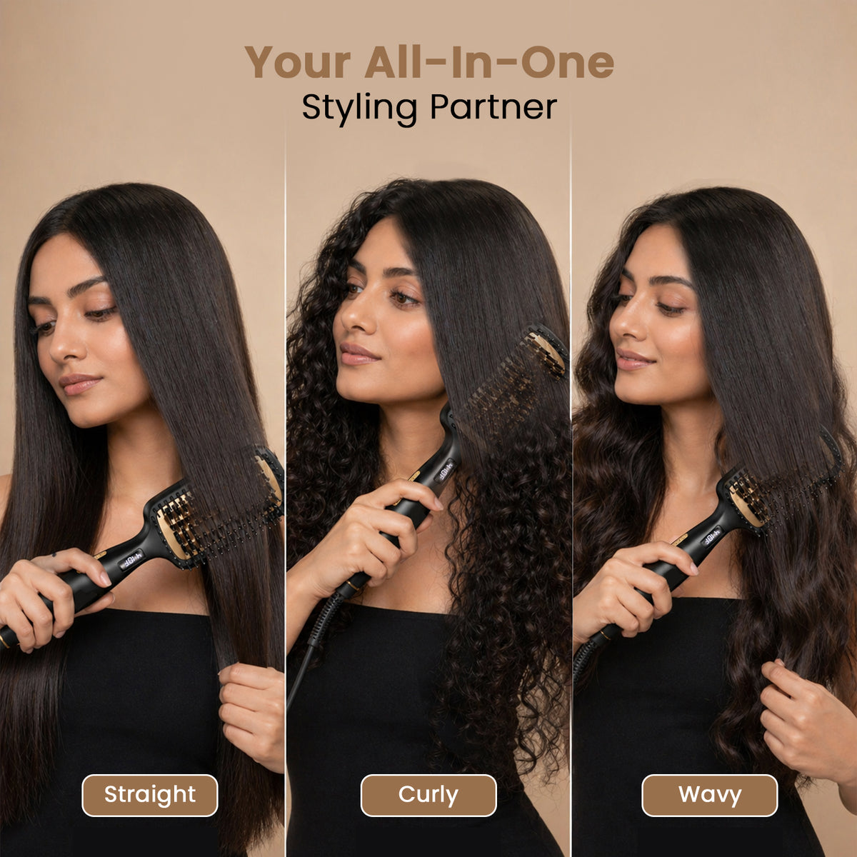 VGR V-527 Professional Hair Straightener Comb, Black