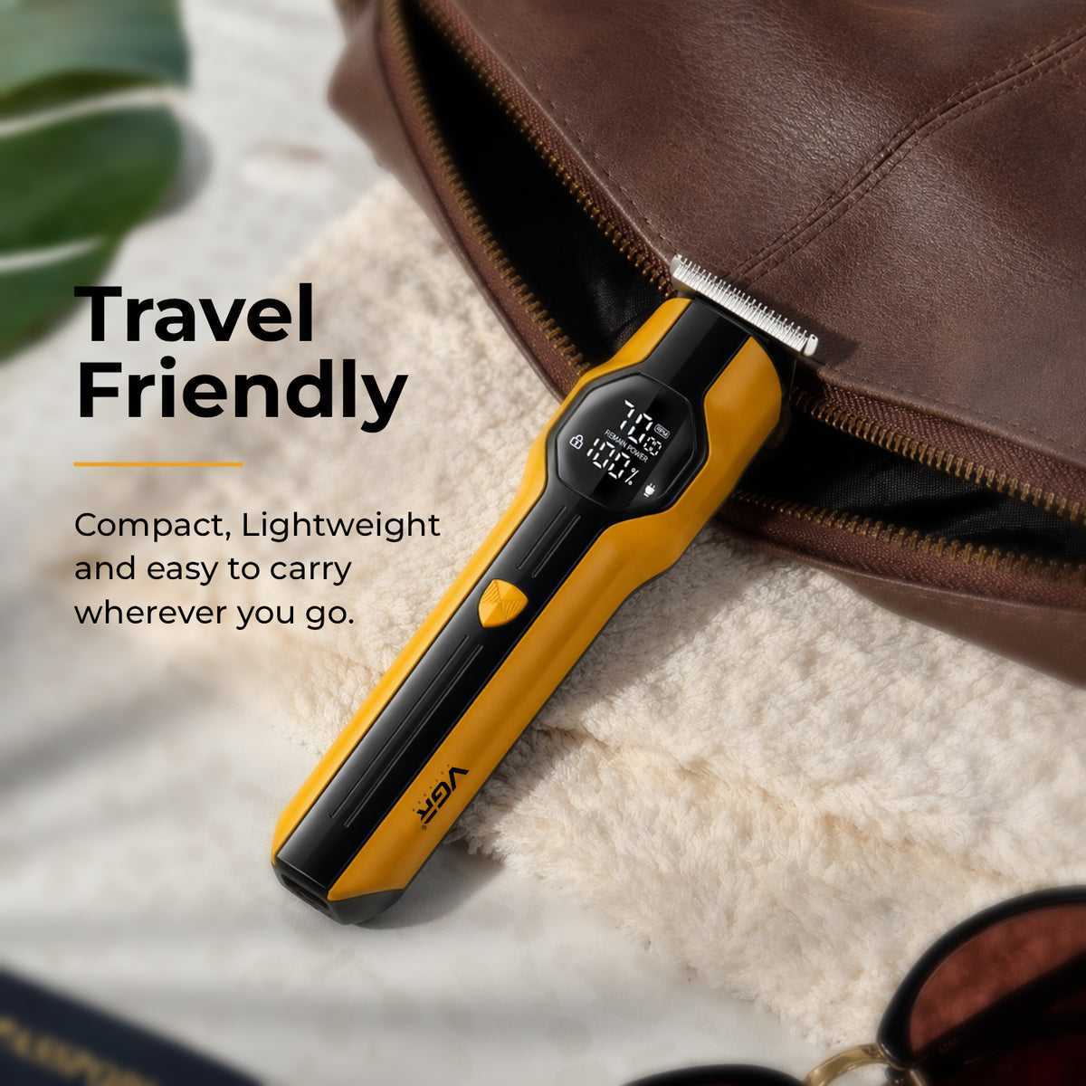 VGR V-173 Professional Grooming Kit with 210 Min Runtime, Yellow